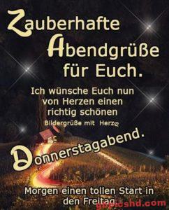 donnerstag abend bilder kostenlos