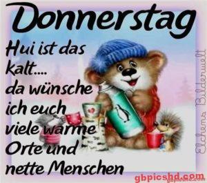 morgen ist donnerstag bilder